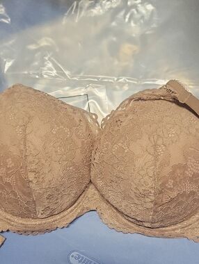 Lace Underwire Bra in Nude Blush